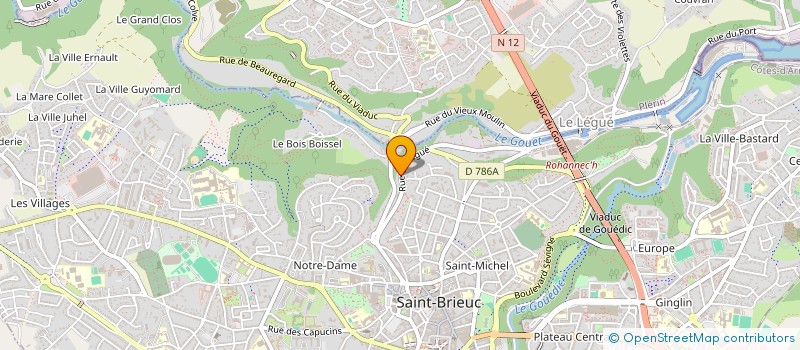 localisation de l'entreprise MADAME JACQUELINE VEDRINE à SAINT-BRIEUC