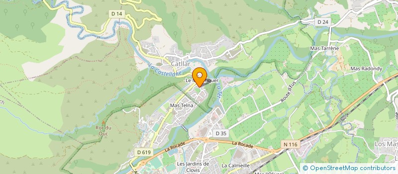 localisation de l'entreprise MADAME JACQUELINE VERNET  CATLLAR