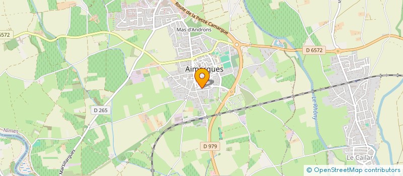 localisation de l'entreprise MADAME JACQUELINE VIALA  AIMARGUES