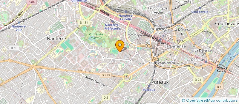 localisation de l'entreprise MADAME JACQUELINE VIDAL à NANTERRE