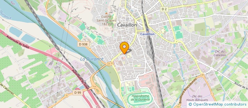 localisation de l'entreprise MADAME JACQUELINE VIDAU  CAVAILLON