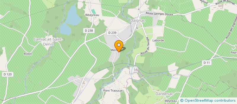 localisation de l'entreprise MADAME JACQUELINE VINCENT  ESPIET