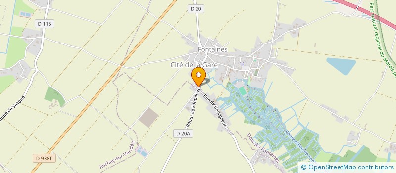 localisation de l'entreprise MADAME JACQUELINE VINET  DOIX LES FONTAINES