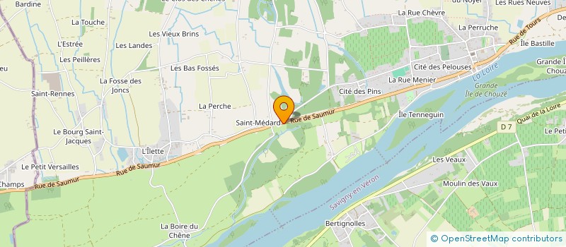 localisation de l'entreprise MADAME JACQUELINE VIRET  CHOUZE-SUR-LOIRE