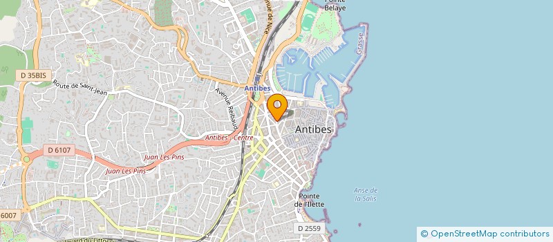 localisation de l'entreprise MADAME JACQUELINE VITIELLO à ANTIBES