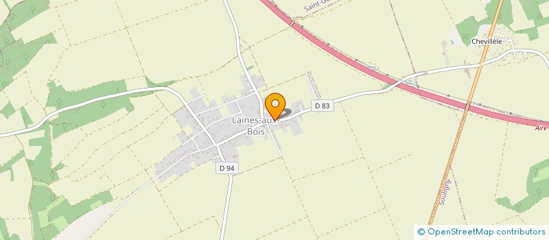 localisation de l'entreprise MADAME JACQUELINE VITRE à LAINES-AUX-BOIS
