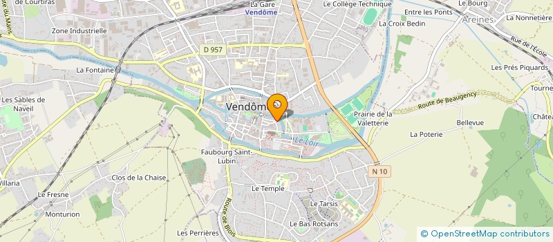 localisation de l'entreprise MADAME JACQUELINE VOULET à VENDOME