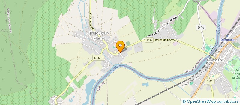 localisation de l'entreprise MADAME JACQUELINE VRAYET à PASSY-SUR-MARNE