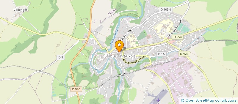 localisation de l'entreprise MADAME JACQUELINE WAKE à SEMUR-EN-AUXOIS