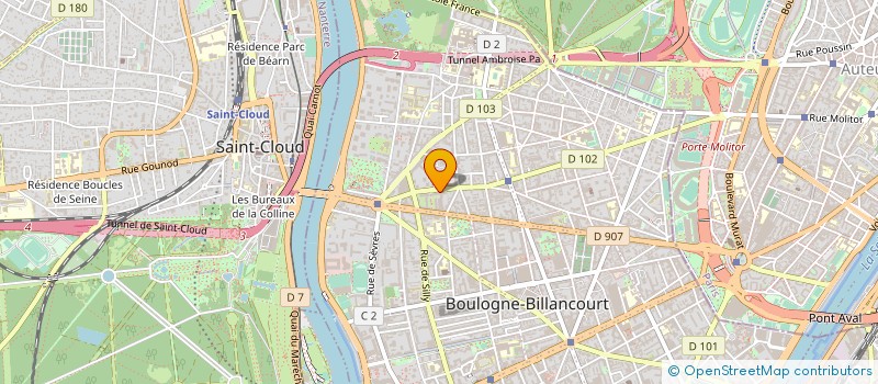localisation de l'entreprise MADAME JACQUELINE WARGA à BOULOGNE-BILLANCOURT