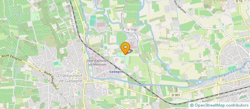 localisation de l'entreprise MADAME JACQUELINE WEILL  CHATEAUNEUF-DE-GADAGNE