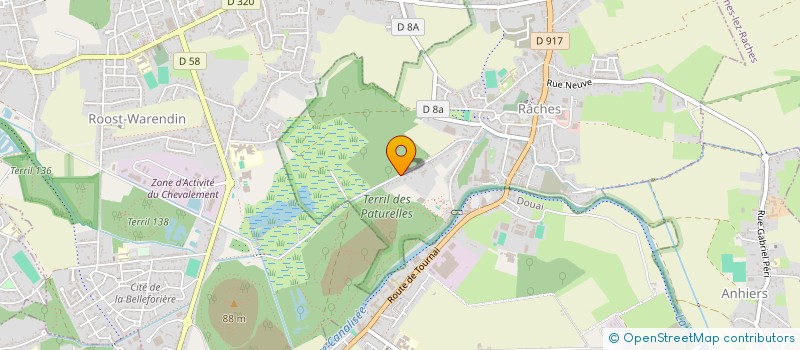 localisation de l'entreprise MADAME JACQUELINE WROBEL  RACHES