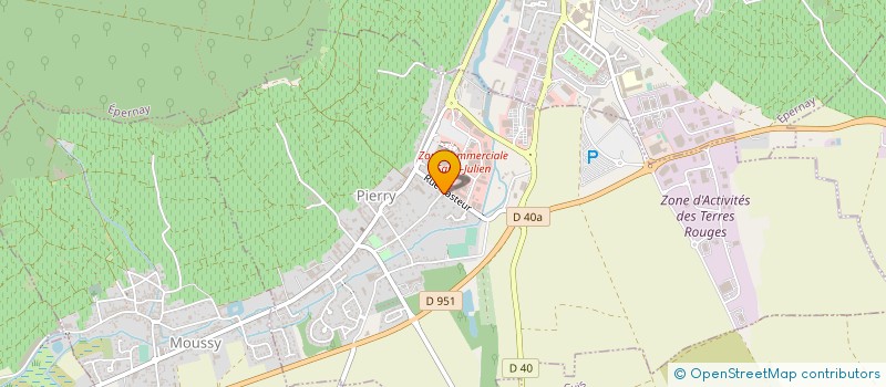 localisation de l'entreprise MADAME JACQUELINE YAGER  PIERRY