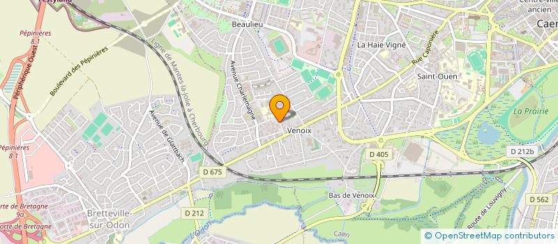 localisation de l'entreprise MADAME JACQUELINE YONNET à CAEN
