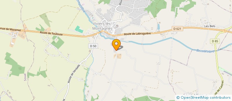 localisation de l'entreprise MADAME JACQUELINE ZAIA  VIVIERS-LES-MONTAGNES