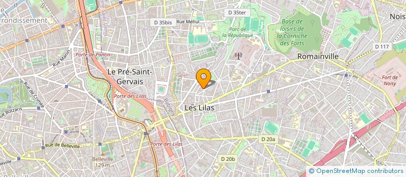 localisation de l'entreprise MADAME JACQUELINE ZAJDE à LES LILAS