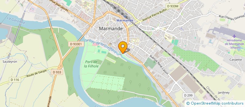 localisation de l'entreprise MADAME JACQUELINE ZONTA  MARMANDE