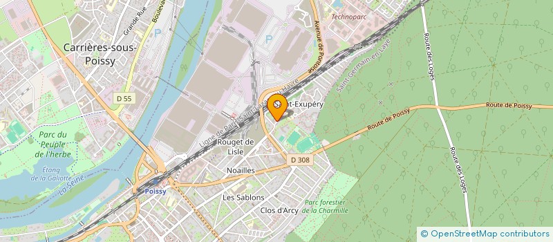 localisation de l'entreprise MADAME JACQUELINE ZOU  POISSY