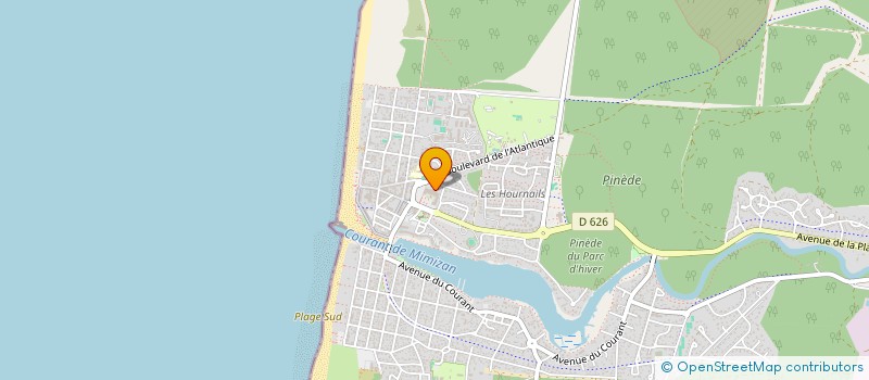 localisation de l'entreprise MADAME JACQUES MARTIN  MIMIZAN