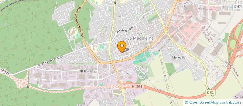 localisation de l'entreprise MADAME JACQULENE WRIGHT à EVREUX