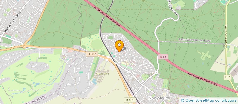 localisation de l'entreprise MADAME JACQUOTTE PIRAULT à NOISY-LE-ROI
