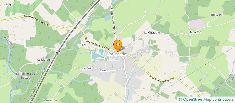 localisation de l'entreprise MADAME JADE ACQUIER  LARUSCADE