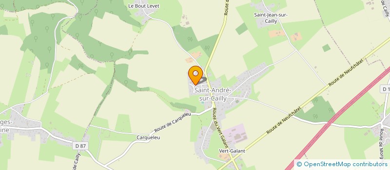 localisation de l'entreprise MADAME JADE ANDO  SAINT-ANDRE-SUR-CAILLY
