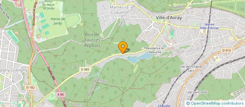 localisation de l'entreprise MADAME JADE ANDRIANARIVOSON  VILLE-D'AVRAY