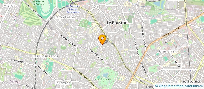 localisation de l'entreprise MADAME JADE AOUIZERATE  LE BOUSCAT