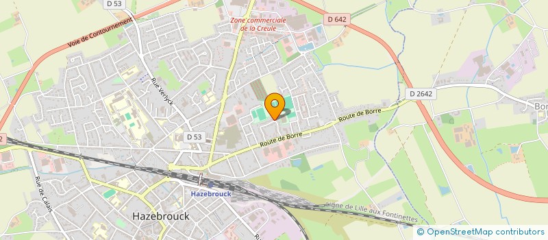 localisation de l'entreprise MADAME JADE ARICKX  HAZEBROUCK