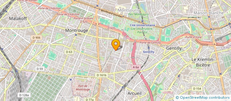 localisation de l'entreprise MADAME JADE ASSOUKPA  GENTILLY