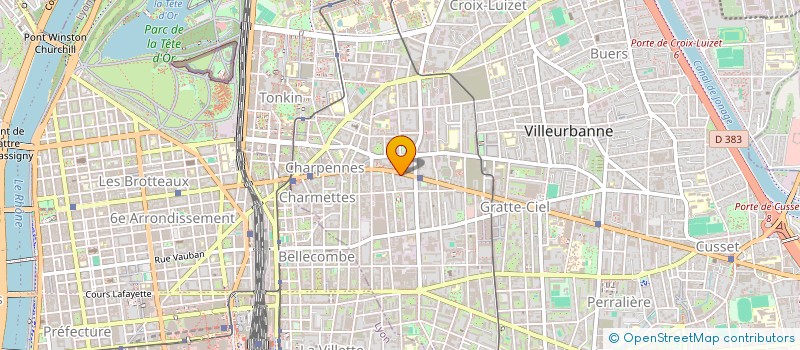 localisation de l'entreprise MADAME JADE BAILLEAU  VILLEURBANNE