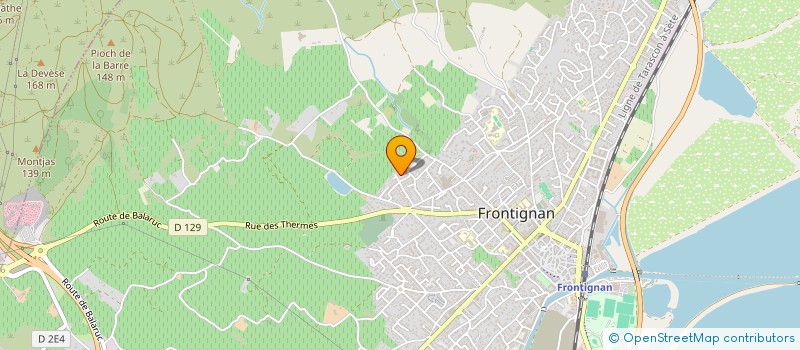 localisation de l'entreprise MADAME JADE BANCILHON à FRONTIGNAN