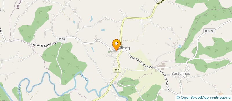 localisation de l'entreprise MADAME JADE BAZZOLI  DONZACQ