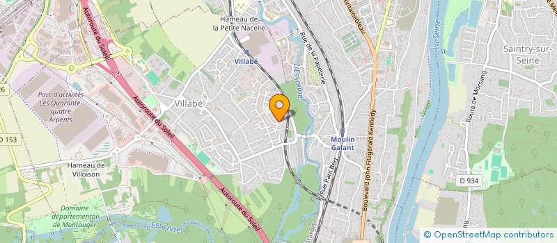 localisation de l'entreprise MADAME JADE BELDA-GONZALEZ  VILLABE