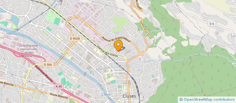 localisation de l'entreprise MADAME JADE BELMONTE  CLUSES