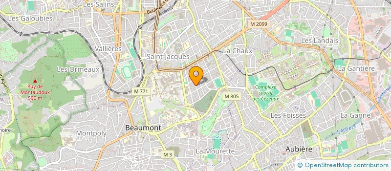 localisation de l'entreprise MADAME JADE BENARD  CLERMONT-FERRAND