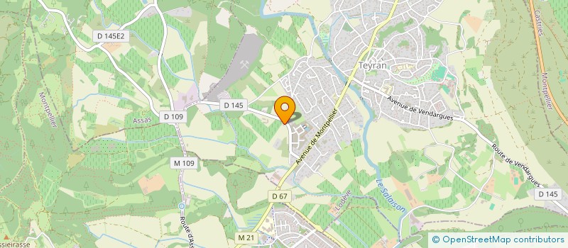 localisation de l'entreprise MADAME JADE BENEZETH  TEYRAN