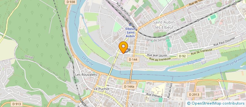 localisation de l'entreprise MADAME JADE BERNARD  SAINT-AUBIN-LES-ELBEUF