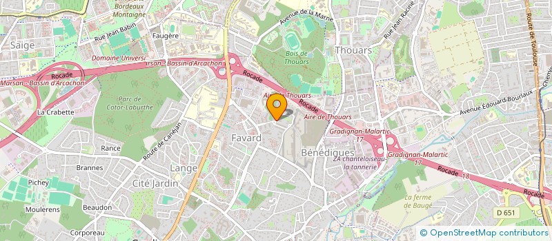 localisation de l'entreprise MADAME JADE BIRET  GRADIGNAN