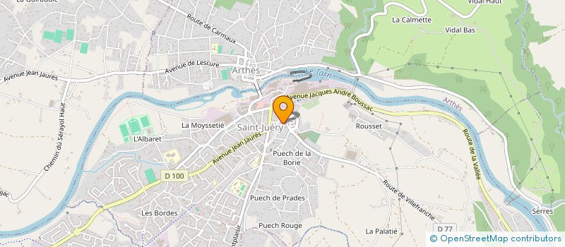 localisation de l'entreprise MADAME JADE BLANC à SETE