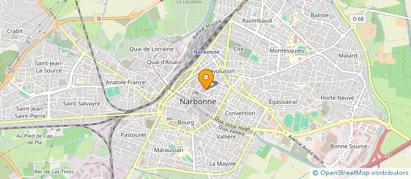 localisation de l'entreprise MADAME JADE BLOTIERE à NARBONNE