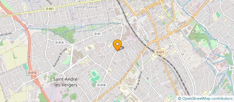 localisation de l'entreprise MADAME JADE BOL  SAINT-ANDRE-LES-VERGERS