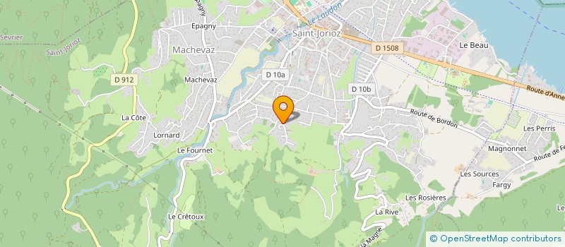 localisation de l'entreprise MADAME JADE BORSOI  SAINT-JORIOZ