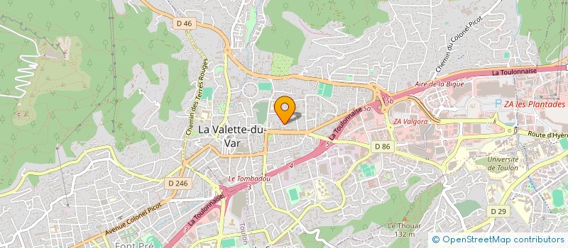 localisation de l'entreprise MADAME JADE BOSSELUT à LA VALETTE-DU-VAR