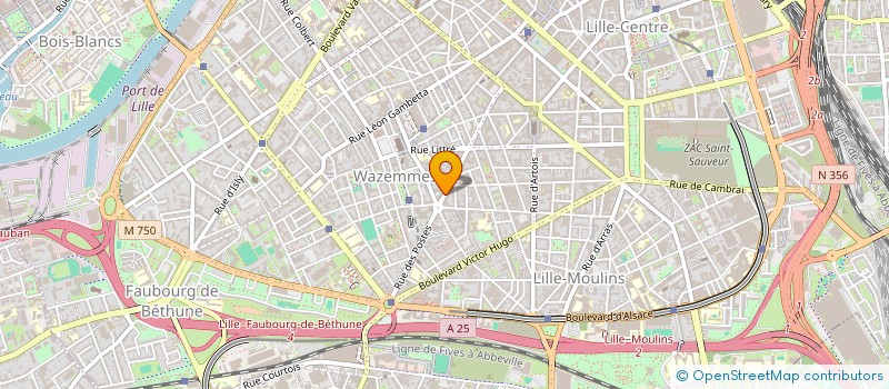 localisation de l'entreprise MADAME JADE BOUCHEZ à LILLE
