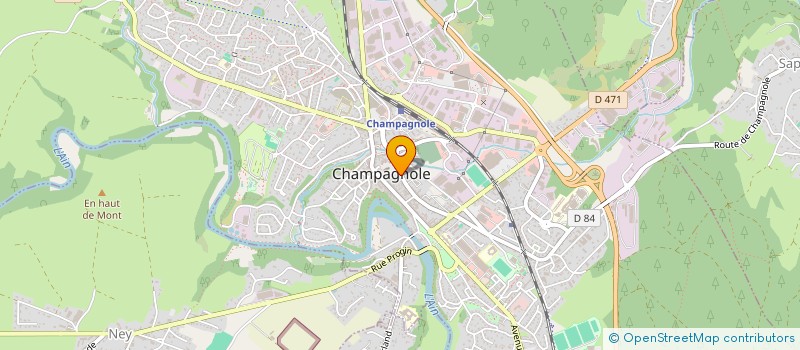 localisation de l'entreprise MADAME JADE BOUFELDJA  CHAMPAGNOLE