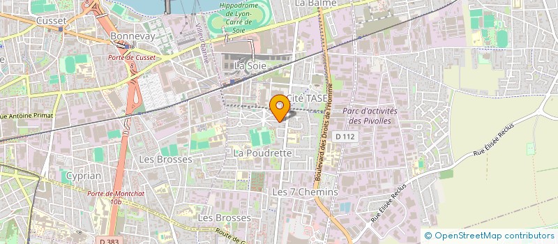 localisation de l'entreprise MADAME JADE BOULEMAIZET  VAULX-EN-VELIN