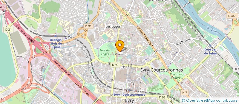 localisation de l'entreprise MADAME JADE BRAGEOT  EVRY-COURCOURONNES