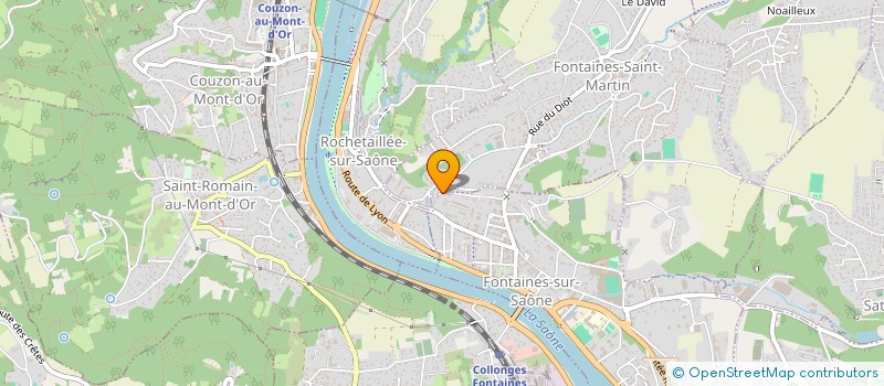 localisation de l'entreprise MADAME JADE CADIERE  FONTAINES-SUR-SAONE